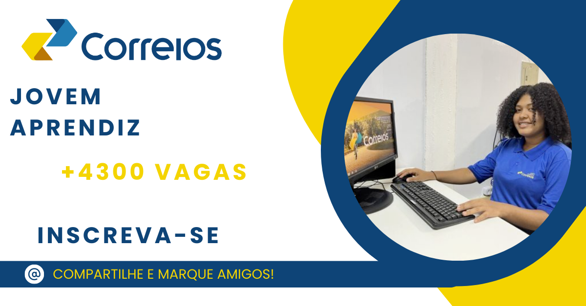 Jovem Aprendiz Correios 2023 Mais De 4300 Vagas